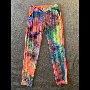 Tie dye joggers, NEVER WORN